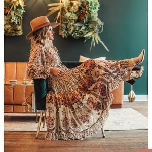 Free People Feeling Groovy Maxi Dress XS